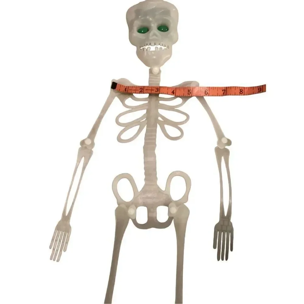 3 Pc Witch Halloween Decorations Hanging Wall Signs Skeleton Spooky